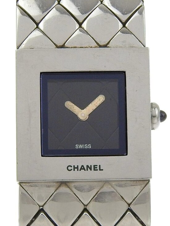 CHANEL Matelasse Watches H0009 blackDial Stainless Steel Quartz Analog dis... main image 7